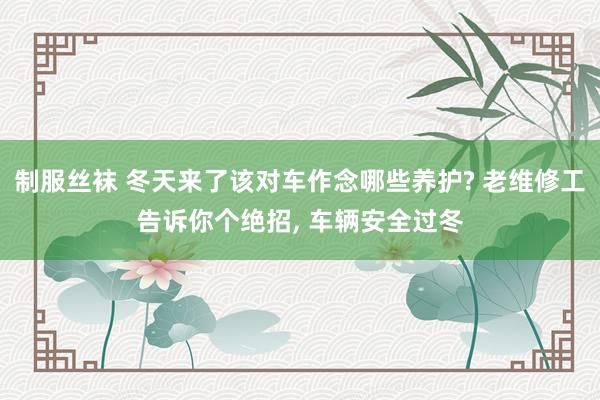 制服丝袜 冬天来了该对车作念哪些养护? 老维修工告诉你个绝招， 车辆安全过冬